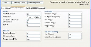 Slic3r is Nicer - Part 2 - filament and printing