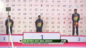 4.9K views · 630 reactions | Medal Ceremony  SWIMMING ‍♀️ 50m Butterfly Boy's #KheloIndia #KIUG2022 #KIUGUP | DD SPORTS | Facebook