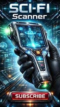 Sci-Fi Scanner That Actually Works 🎬 #vfx #scifi #filmmaking