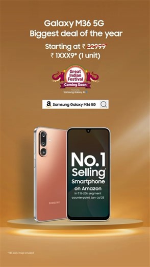 Samsung Galaxy M36 5G – Lakho ke Features Ab 15K ke Neeche!