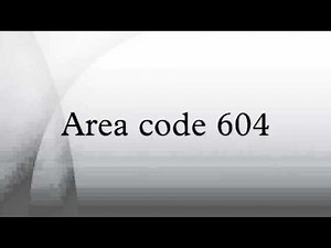 Area code 604