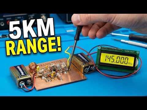 DIY 144MHz FM Transmitter – 5KM Range?! 😳 Circuit Diagram