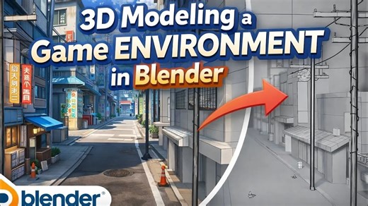 iBlender插件 如何在 Blender 3D 中建模游戏环境（分步教程）