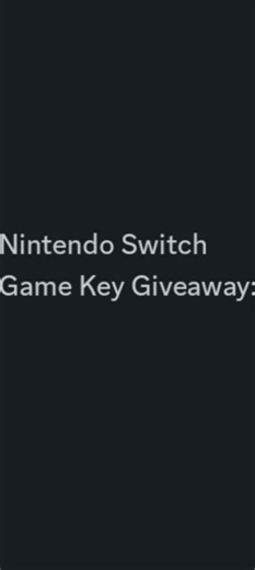 Nintendo Switch Game Key Giveaway!! | #nintendoswitch2
