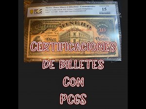 Certification de Billetes con PCGS