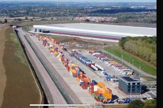 Incredible new drone footage reveals scale of massive logistics park development in Northampton – as fresh plans submitted for another giant warehouse on site