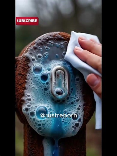 This Rusty Gate Latch Wouldn’t Open 😳 #automobile #aiasmr #airestoration #shorts