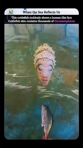 Cuttlefish Skin Creates a Human Like Face