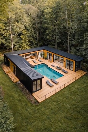 This Container Villa Has a Private Pool Inside 😍