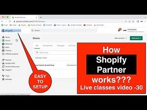 How Shopify partner works Shopify Partner Program Unlock Your E-commerce Success #shopify classes 30