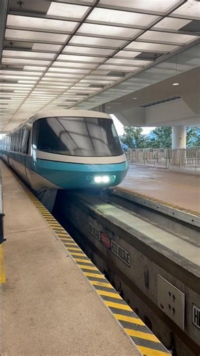 Monorail Pulling Into the Station 🚝✨ | Loving Life Again Vibes