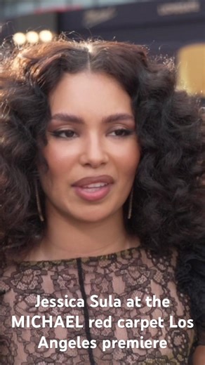 Jessica Sula at the MICHAEL red carpet Los Angeles premiere