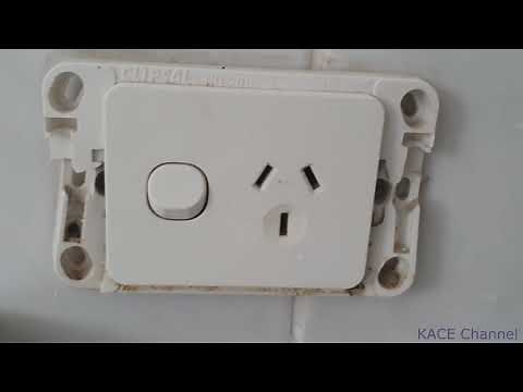 How to replace electrical power point socket Australia NZ