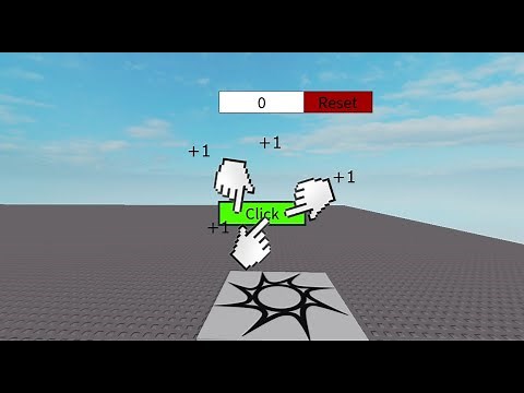 How to make a click counter GUI | Roblox Stuido (RESET-ABLE)