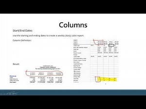 How to Use Columns in Management Reporter