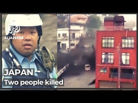 At least two dead after heavy rains trigger landslide in Japan