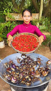 River Crab ASMR Cooking Recipe | Jungle Cooking