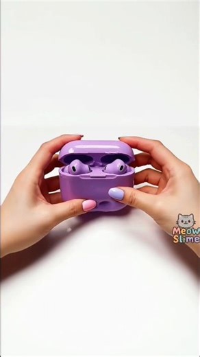 These AirPods Pro Are MADE OF SLIME?! 😳💦 #ASMR #Shorts