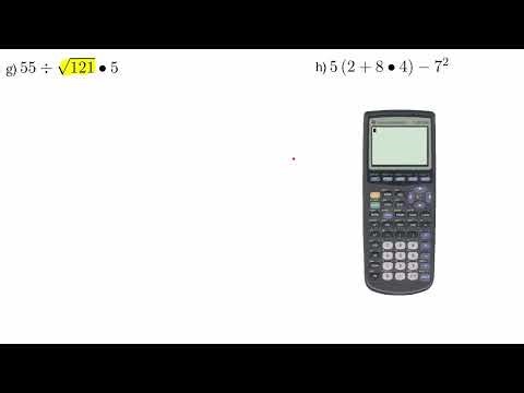 Unit 1 - Lesson 2 Order of Operations - Practice 1
