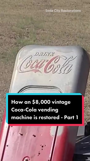 Restoring a Classic: Vintage Coca-Cola Vending Machine Transformation