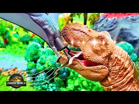 🦖 T-Rex vs Allosaurus | Jurassic World Fan Film 🔥 Rescue the Young Mutant Tyrannosaurus Rex