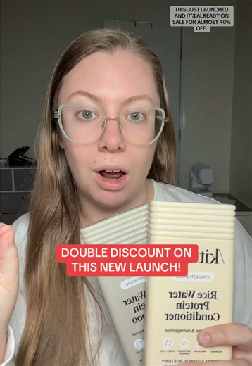 Kitsch just launched LIQUID rice water shampoo and conditioner AND it's now on sale with a promo code! @Kitsch #tiktokshopcreatorpicks Kitsch rice water shampoo and conditioner Kitsch liquid shampoo and conditioner
