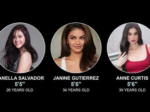 🇵🇭 *Filipina Actresses and their height*