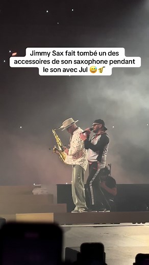 Concert de Jul au Vélodrome avec Jimmy Sax