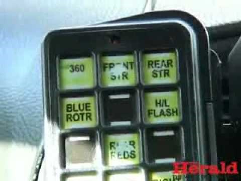 Police car ANPR technology explained by Plymouth police officer