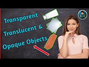 Transparent,Translucent & Opaque Objects/What are transparent & opaque objects? Science with Chhotu