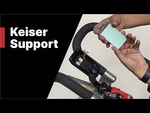How to replace a Keiser M3/M3i display computer screen