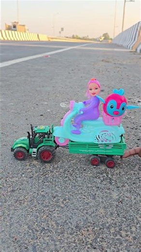 Remote Control Scooty Girl And Monkey Scooter Unboxing And Testing Short #viral