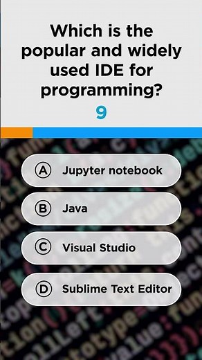 Which Is Most Widely Used IDE in Programming? | IDE For Programming | #Shorts | Simplilearn