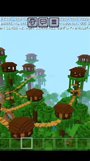 "Minecraft का सबसे बड़ा Treehouse Village! 😱🌳🏡 #Treehouse #MinecraftTreehouse