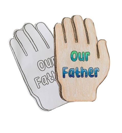 Our Father The Lord’s Prayer Coloring Bookmark Activity Interactive Craft