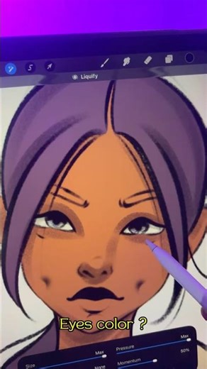 Color Picker Challenge! #art #cute #kawaii #digitalart #shorts