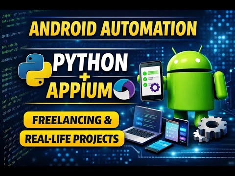 Android Automation Using Python & Appium | Real Freelancing Projects