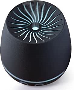 Essential Oil Diffuser, Cool Mist Humidifier, Portable Small Aroma Diffuser, Aromatherapy Diffusers, Scent Diffuser with 7 Color LED Lights, Waterless Auto Off for Home Office (Black Stone Diffuser)