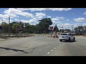 Railroad Crossing - Western Australia, Welshpool Road, Express train