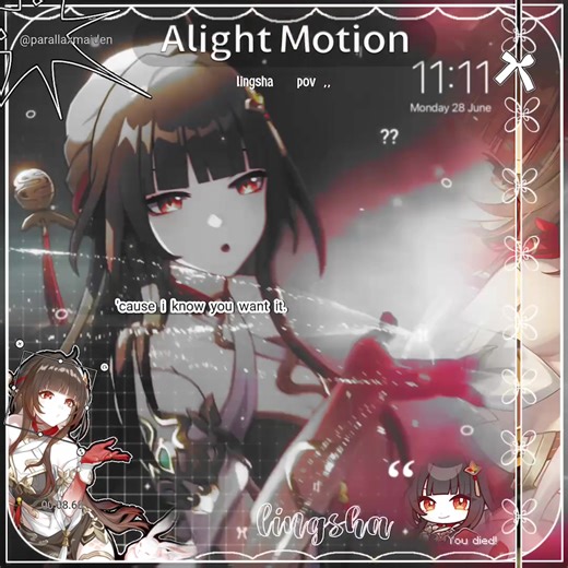 edit!!!! i wanted to try and post once everyday for a little while but bc of the new semester iiiii got tired and did not feel like editing these past couple of days🩵 BUT WE ARE BACK!!!!! #fyp #honkaistarrail #lingsha #fugue #edit hsr honkai starrail hoyoverse fyp views lingsha fugue rarepair ship edit alight motion @binda