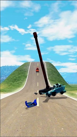Insane Tank Crash vs Mega Ramp in BeamNG.drive! 💥🔥