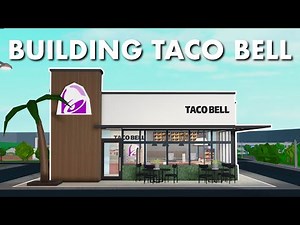 Building A TACO BELL In My BLOXBURG TOWN!