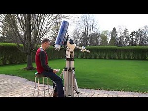 PierTech Tri-Pier 2 demonstration. 7" Mak Questar telescope