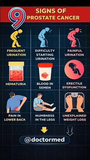 Don't Ignore These 9 Prostate Cancer Signs