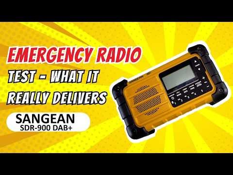 Sangean SDR-900 Emergency Radio Test | What It Really Delivers