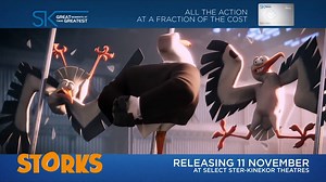 1K views · 21 reactions | Storks don’t deliver babies anymore – they deliver packages. But when Junior, the company's top delivery stork, accidentally pushes the baby making button, he ends up delivering a bundle of trouble… | Ster-Kinekor Theatres | Facebook