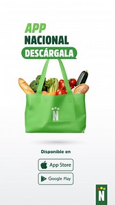 54K views · 438 reactions | ¿Ya descargaste la nueva app de Supermercados Nacional? Ahora hacer la compra es más fácil que nunca: explora todo lo que necesitas, arma tu carrito en minutos y recibe tu pedido donde estés. Todo rápido, sencillo y a un clic de distancia. Pide lo que quieras, pídelo al Nacional.  Descárgala en App Store y Google Play. #SupermercadosNacional #LaGranDiferencia #PídeloAlNacional #AppNacional | Supermercados Nacional | Facebook