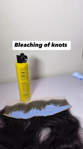 18K views · 155 reactions | Bleaching knots of a wig is a popular...