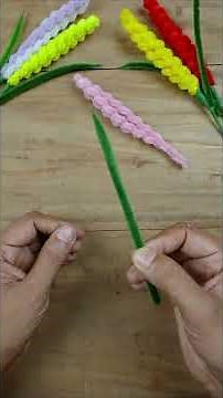 Pipe Cleaner Crafts - How to Make a Flower With Pipe Cleaners - DIY Unique Craft Tutorial