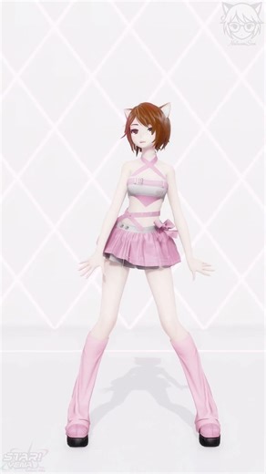 [#MMD #JPop]💗YENA「STAR! (feat. Hatsune Miku)」🌟| Motion DL✨{Full Focused} #mmdmotiondl #mmdkpop